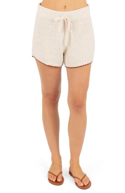 Hurley Linear Sweater Shorts In Neutral