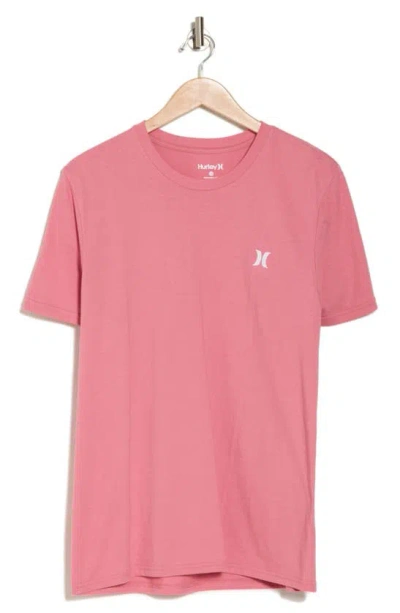 Hurley Logo Graphic T-shirt In Pink