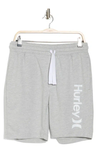 Hurley Logo Lounge Shorts In Gray