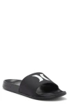 Hurley Logo Slide Sandal In Black