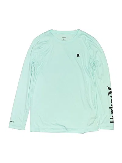Pre-owned Hurley Kids'  Long Sleeve T-shirt In Blue