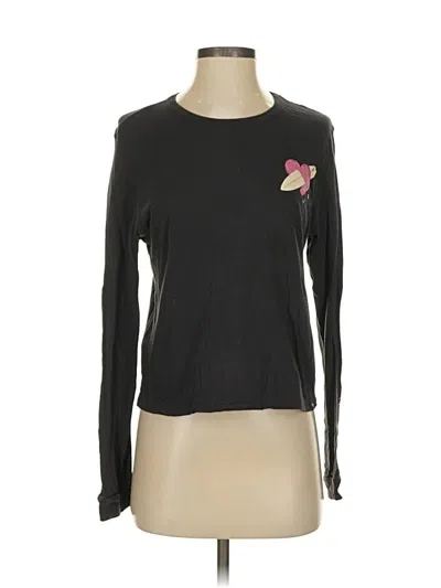 Pre-owned Hurley Long Sleeve T-shirt In Black