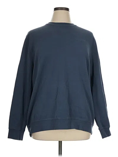 Pre-owned Hurley Long Sleeve T-shirt In Blue