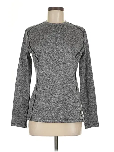 Pre-owned Hurley Long Sleeve T-shirt In Gray