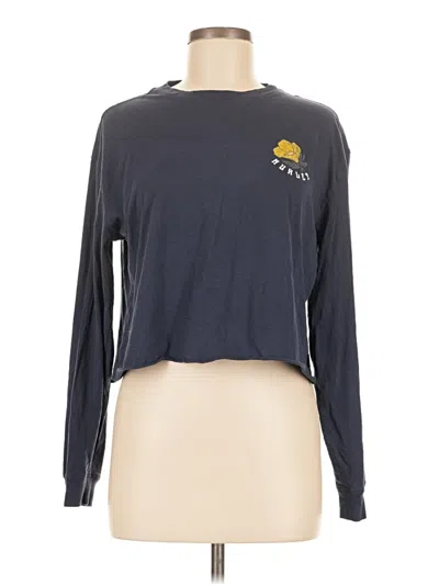 Pre-owned Hurley Long Sleeve T-shirt In Gray