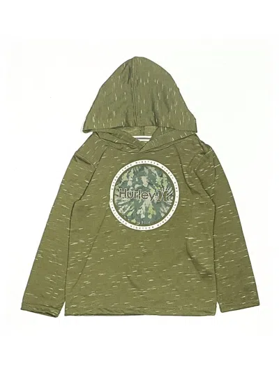 Pre-owned Hurley Kids'  Long Sleeve T-shirt In Green