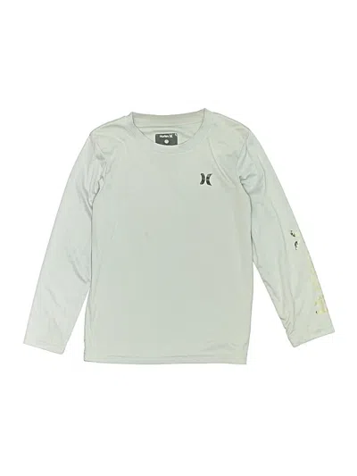 Pre-owned Hurley Kids'  Long Sleeve T-shirt In Green