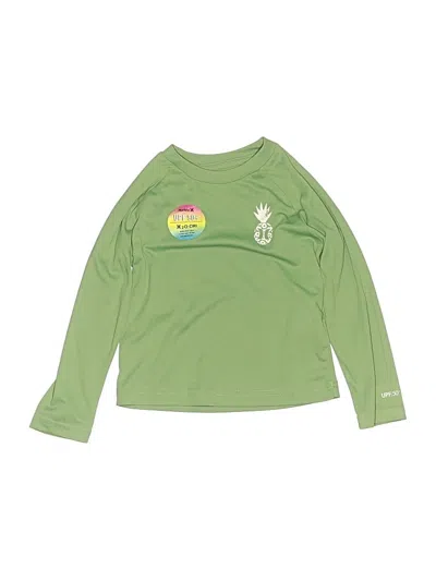 Pre-owned Hurley Kids'  Long Sleeve T-shirt In Green