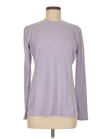 Pre-owned Hurley Long Sleeve T-shirt In Purple