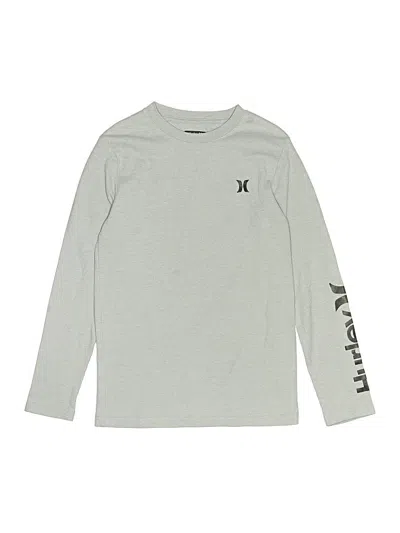 Pre-owned Hurley Kids'  Long Sleeve T-shirt In Silver