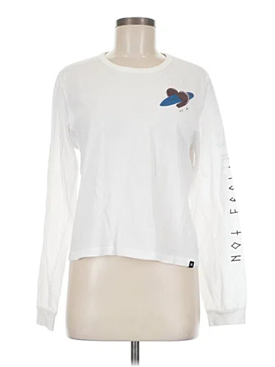 Pre-owned Hurley Long Sleeve T-shirt In White