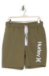 Hurley Lounge Shorts In Olive
