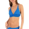 Hurley Macramé Bikini Top In Blue