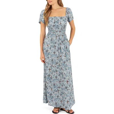 Hurley Meadow Maxi Dress In Blue