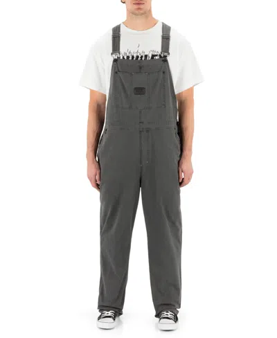 Hurley Men's Backstage Wide Overall Pants In Gray