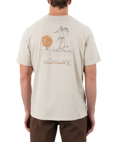 Hurley Men's Bora Bora Slub Short Sleeve T-shirt In White