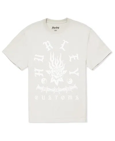 Hurley Men's Built Long Sleeve T-shirt In Bone 3