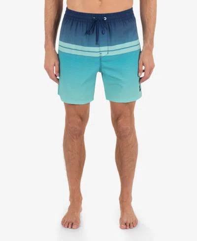Hurley Men's Cannonball Volley 17 Boardshorts In Abyss