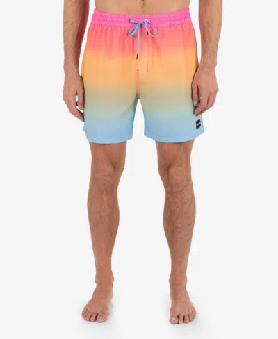 Hurley Men's Cannonball Volley 17 Boardshorts In Nectarine