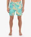 Hurley Men's Cannonball Volley 17 Boardshorts In Tropical Mist