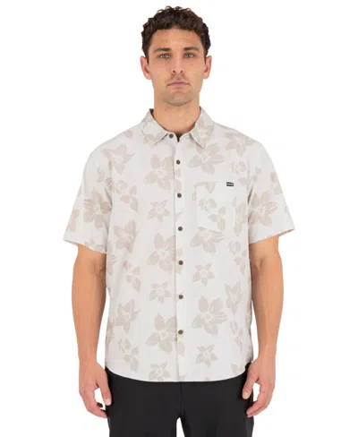 Hurley Men's Classic-fit Button Down Collar Shirt In Neutral