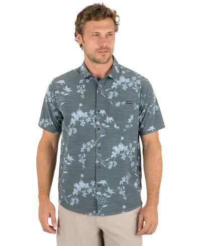 Hurley Men's Classic-fit Button Down Collar Shirt In Black