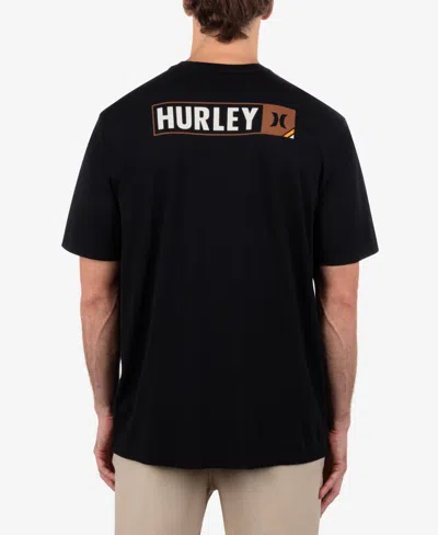 Hurley Men's Corner Short Sleeve T-shirt In Black