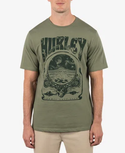 Hurley Men's Cosmic Short Sleeve T-shirt In Malverde