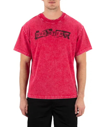 Hurley Men's Creep Short Sleeve T-shirt In Red