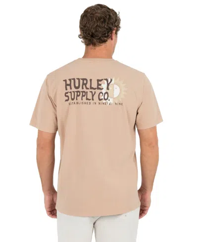 Hurley Men's Day And Night Short-sleeve T-shirt In Neutral