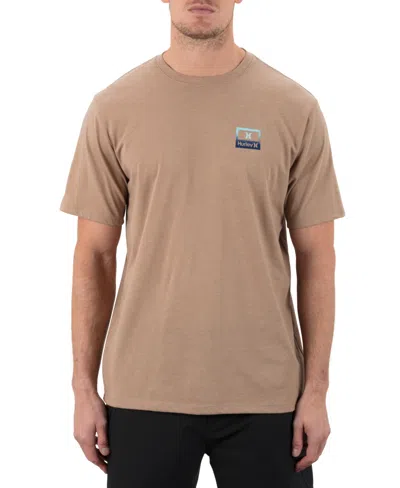 Hurley Men's Divide Short Sleeve T-shirt In Brown