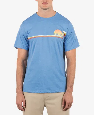 Hurley Men's Econoline Short Sleeve T-shirt In Aquifer Heather
