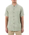 Hurley Men's Encinitas Short Sleeve Shirt In Gray