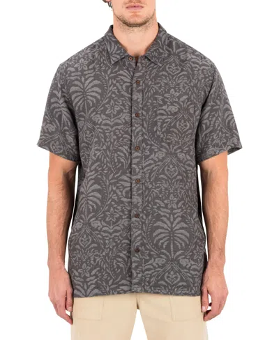 Hurley Men's Encinitas Short Sleeve Shirt In Gray