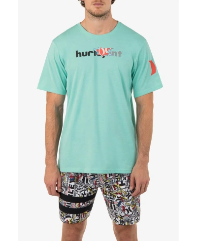 Hurley Men's Evd 25th S1 Short Sleeve T-shirt In Tropical Mist Heather