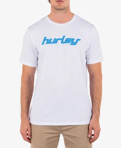 Hurley Men's Everyday 25th S4 Anniversary Short Sleeve T-shirt In White