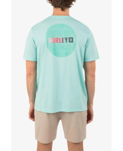 Hurley Men's Everyday Circle Gradient Short Sleeve T-shirt In Tropical Mist Heather