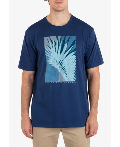 Hurley Men's Everyday Coffee Shop Short Sleeve T-shirt In Blue Void