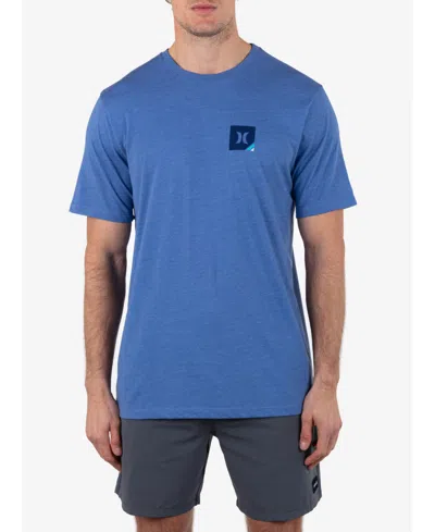 Hurley Men's Everyday Corner Short Sleeve T-shirt In Shoreline Heather