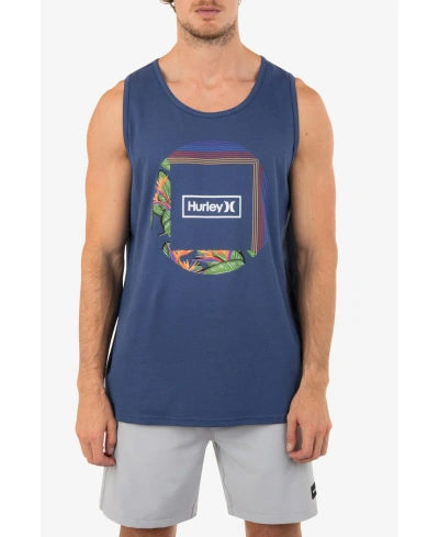 Hurley Men's Everyday Cyclical Cotton Tank Top In Submarine
