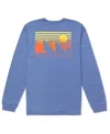 Hurley Men's Everyday Explore 3 Peaks Long Sleeve T-shirt In Mirage