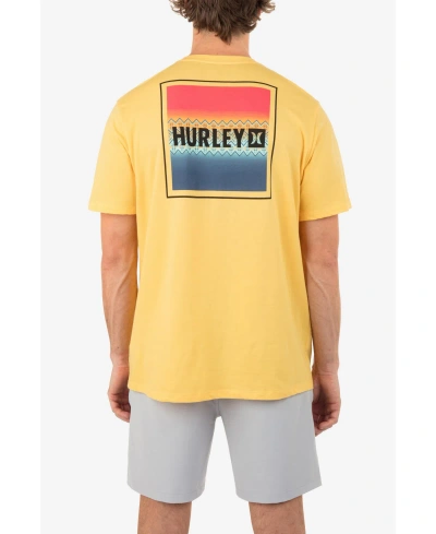Hurley Men's Everyday Four Corners Short Sleeves T-shirt In Sunspot