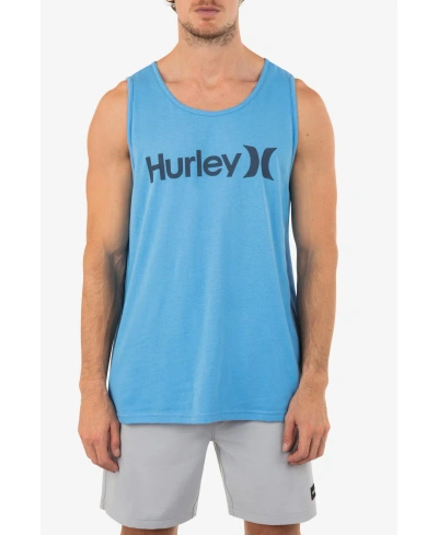 Hurley Men's Everyday One And Only Solid Tank Top In Bliss Blue Heather