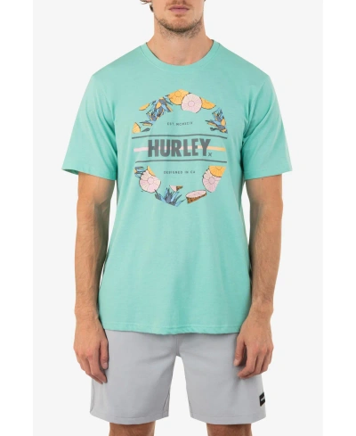 Hurley Men's Everyday Pina Short Sleeve T-shirt In Tropical Mist Heather
