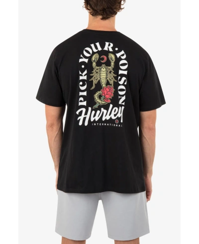 Hurley Men's Everyday Poison Short Sleeve T-shirt In Black