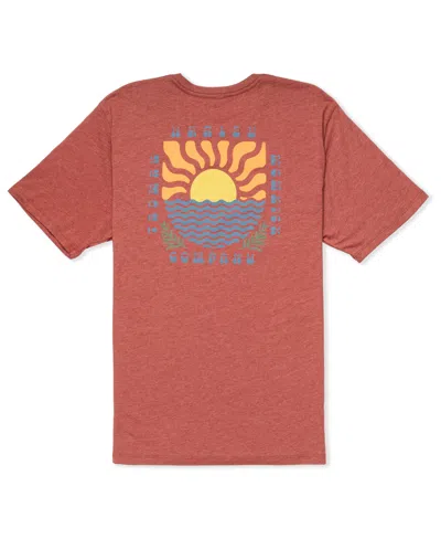 Hurley Men's Everyday Sea Rays Short Sleeve T-shirt In Brickyard Heather