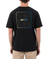 Hurley Men's Fern Gradient Short Sleeve T-shirt In Black