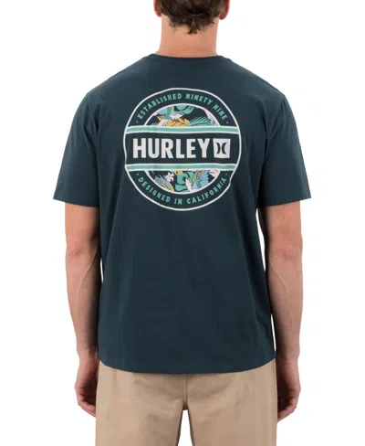Hurley Men's Filler Short Sleeve T-shirt In Blue
