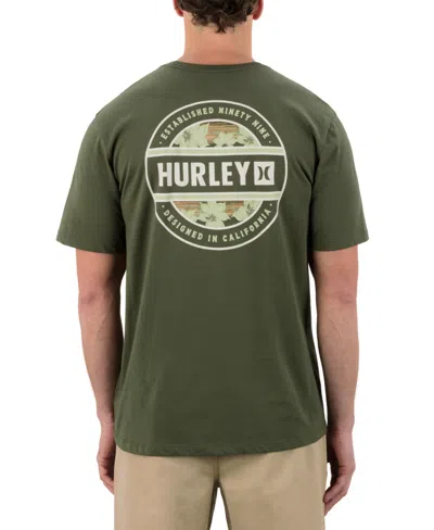 Hurley Men's Filler Short Sleeve T-shirt In Gray