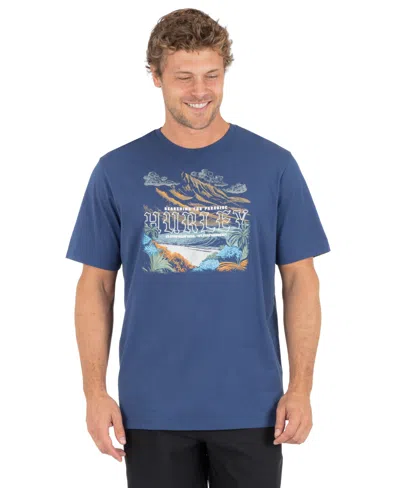 Hurley Men's Finding Paradise Short-sleeve T-shirt In Blue